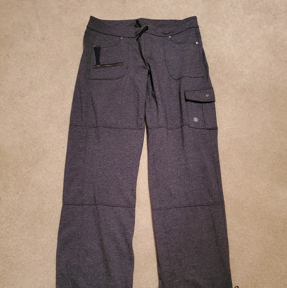 Dark gray Athleta stretchy pants size medium
